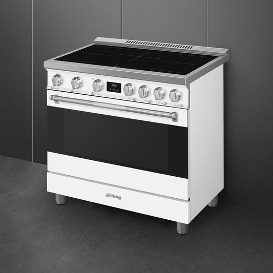 Smeg SPR36UIMMW Smeg Range With Induction Hob 36" Spr36Uimmw