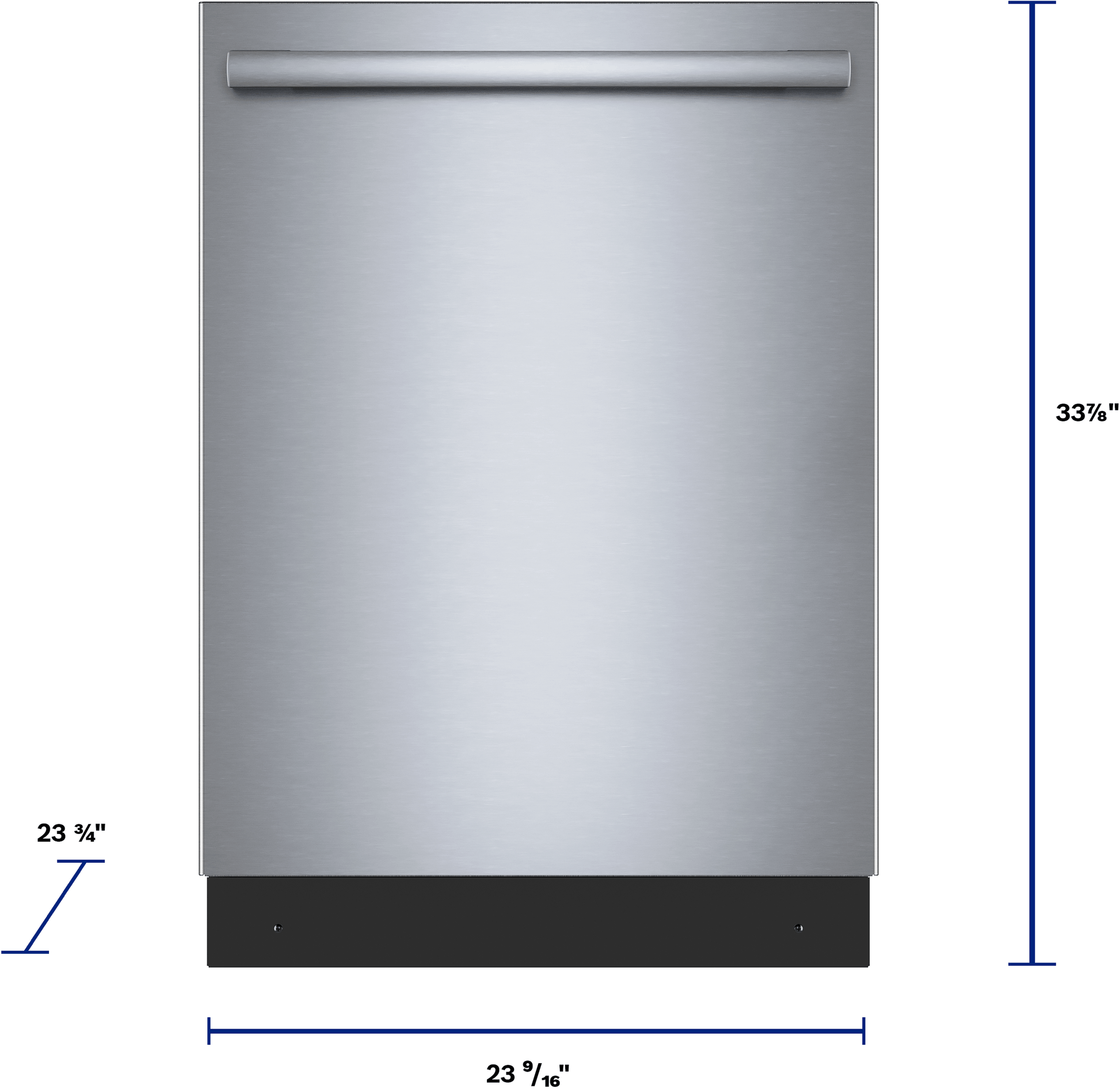 Bosch SHX41EB5N 24" Bar Handle 100 Series Dishwasher