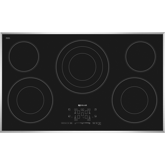 Jennair JEC4536BS 36-Inch Electric Radiant Cooktop With Glass-Touch Electronic Controls