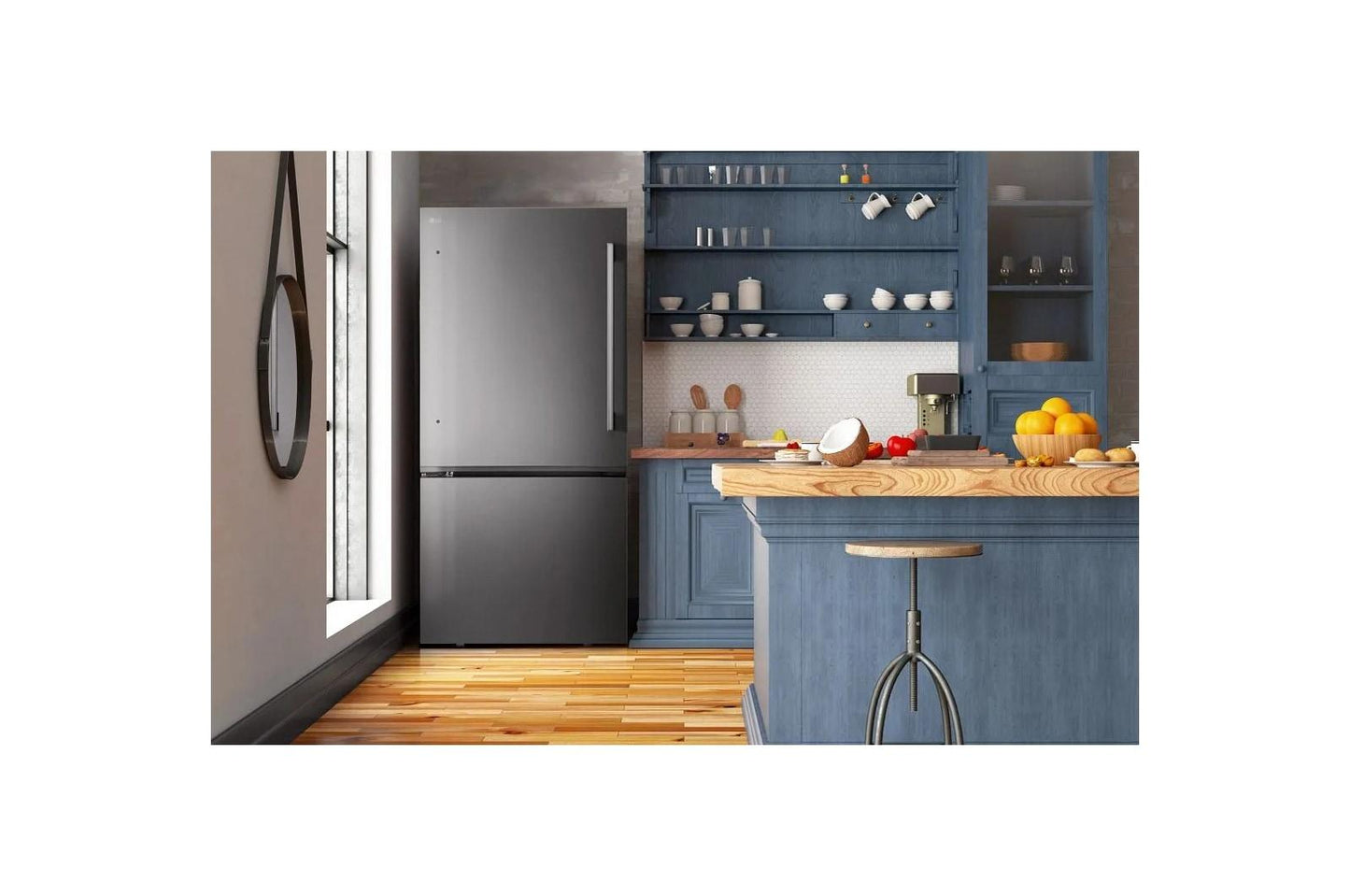 Lg LB26H2200D 26 Cu. Ft. Bottom Freezer Refrigerator