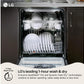 Lg LDNPM654S Smart Flushfit™ Top Control Dishwasher With 1-Hour Wash & Dry, Quadwash® Pro, And Dynamic Heat Dry™ W/Autovent Dry™