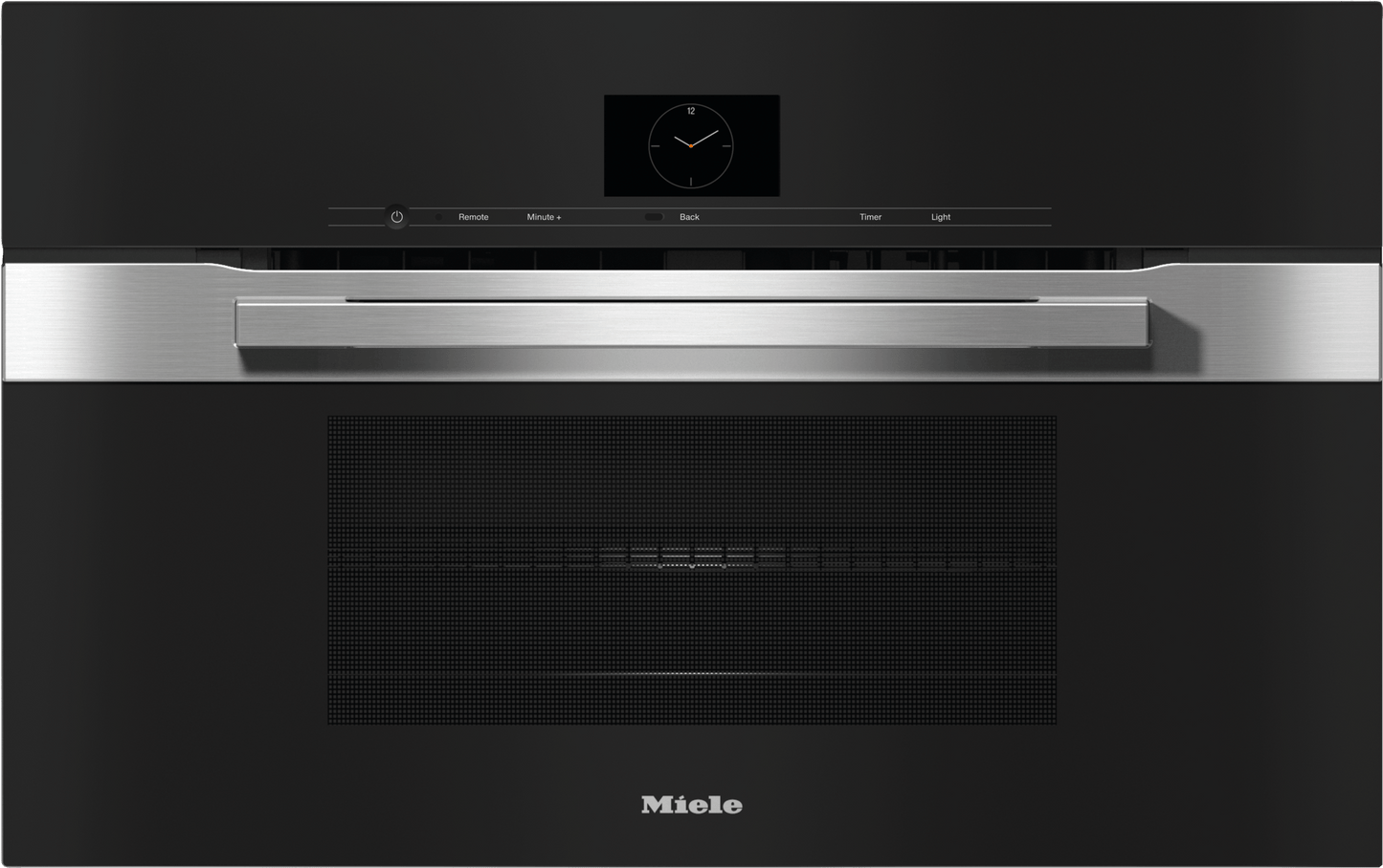 Miele H7670BMCTS H 7670 Bm Clean Touch Steel - 30" Compact Speed Oven In A Perfectly Combinable Design With Automatic Programs And Roast Probe.