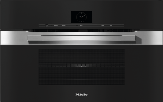 Miele H7670BMCTS H 7670 Bm Clean Touch Steel - 30" Compact Speed Oven In A Perfectly Combinable Design With Automatic Programs And Roast Probe.