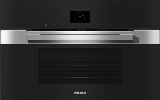 Miele H7670BMCTS H 7670 Bm Clean Touch Steel - 30" Compact Speed Oven In A Perfectly Combinable Design With Automatic Programs And Roast Probe.