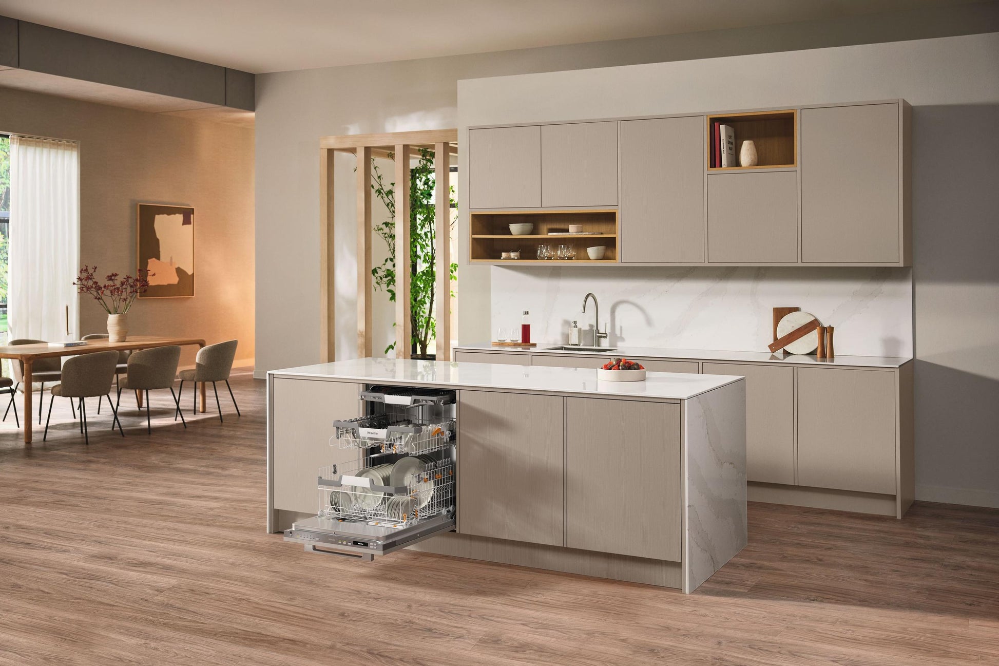 Miele G7186SCVI SCVi Fully integrated dishwashers in standard size AutoDos Stainless Steel with Automatic Dispensing