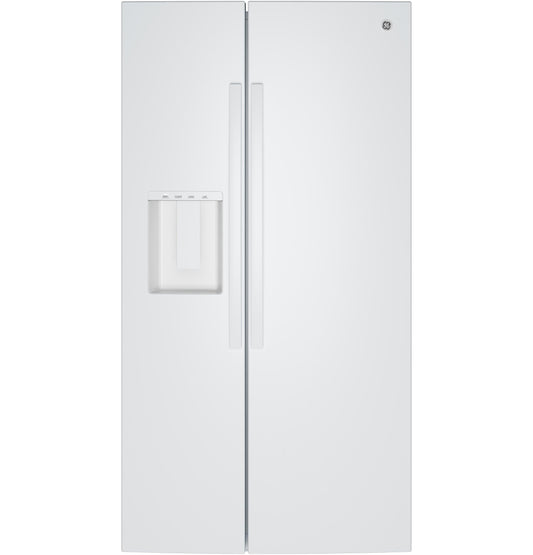 Ge Appliances GSE28NGYWW Ge® Energy Star® 27.9 Cu. Ft. Side-By-Side Refrigerator With Extra Tall Dispenser And In-Door Icemaker
