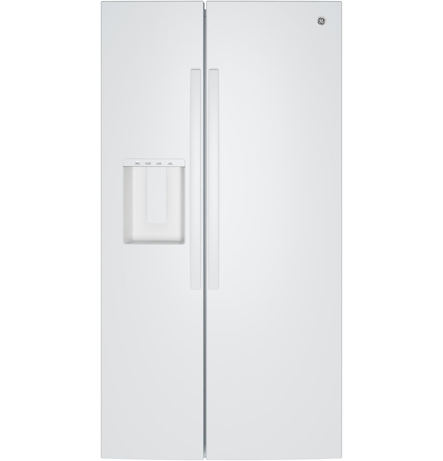 Ge Appliances GSS28NGYWW Ge® 27.9 Cu. Ft. Side-By-Side Refrigerator With Extra Tall Dispenser And In-Door Icemaker