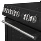 Forno FFSEL602230BLK Forno Leonardo Espresso 30-Inch Black Electric Range, True Convection, Energy Efficient