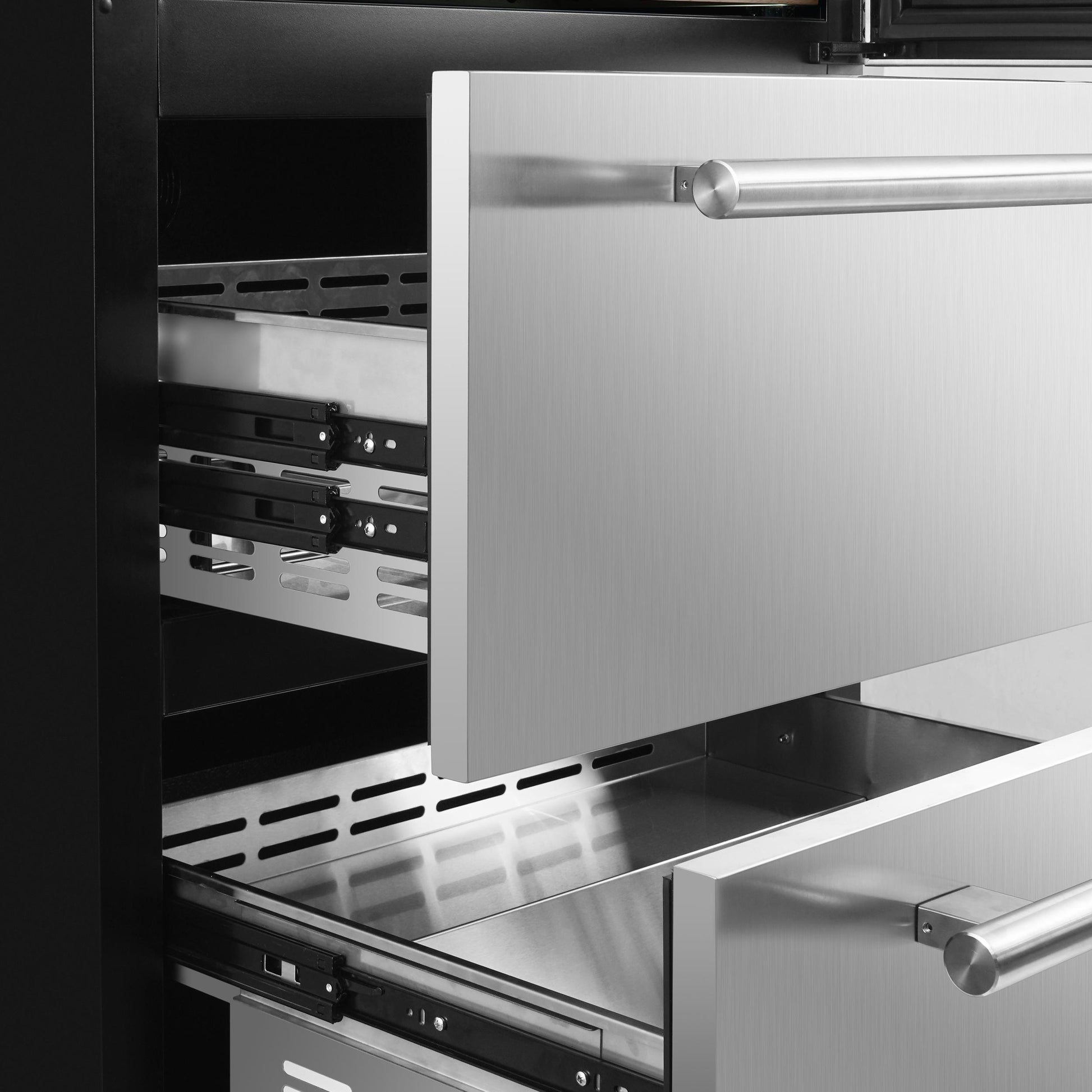 Forno FWCDR669730S Forno Celano 30-Inch Triple Zone Wine And Beverage Cooler, 21.3 Cu.Ft, Stainless Steel