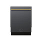 Forno FDWBI803524BLK Forno Romano Espresso 24-Inch Built-In Dishwasher, Black Finish, Stainless Steel Tub, 49 Dba, Energy Star Certified