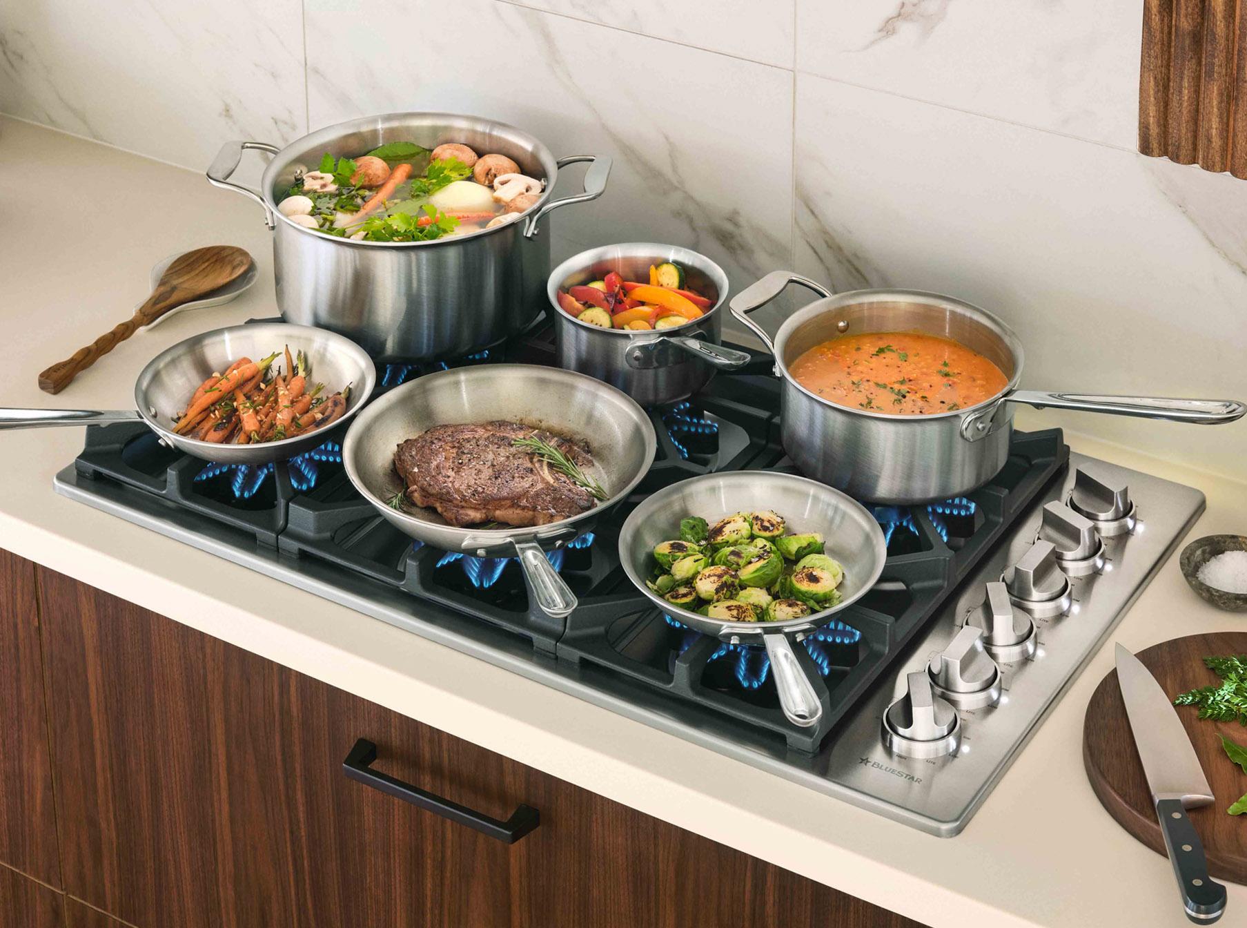 Bluestar BSDCTX8366B 36" X-8 Cooktop