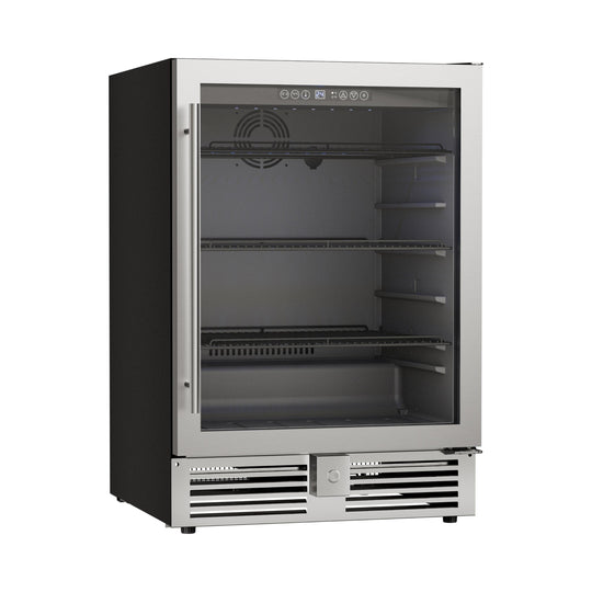 Avanti BCA516SS1 Avanti Beverage Center, 130 Can Capacity, In Stainless Steel With Black Cabinet (Bca516Ss-1)