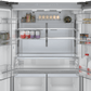 Bosch B36CT84SNB 800 Series, French Door Bottom Freezer, Multi Door, 36'', Black Inox-Antifingerprint