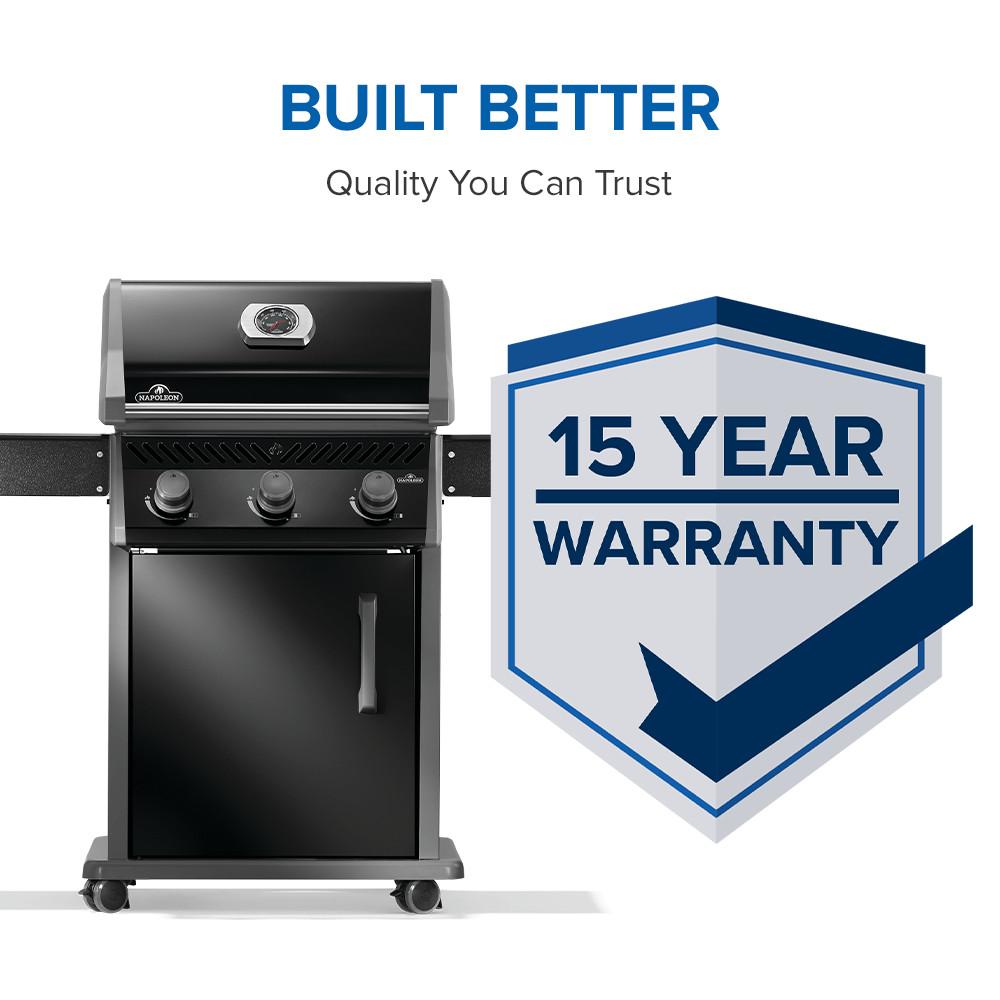 Napoleon Bbq R425NK2SS Rogue 425 With Stainless Steel Grids , Natural Gas, Black