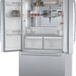Bosch B36CT84SNS 800 Series, French Door Bottom Freezer, Multi Door, 36'', Brushed Steel (With Anti-Fingerprint)