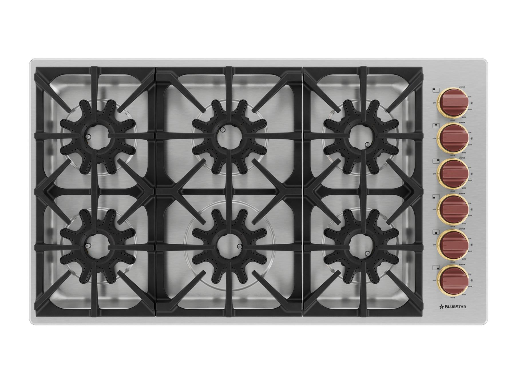 Bluestar BSDCTX8366B 36" X-8 Cooktop