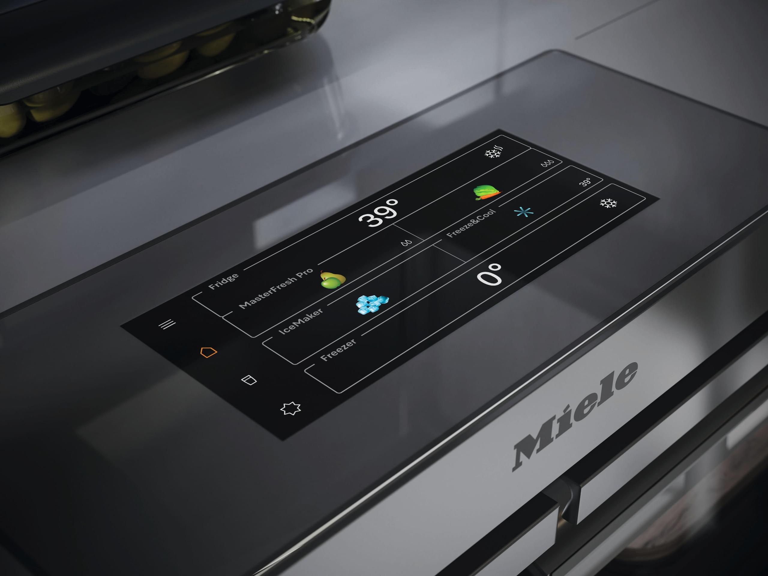 Miele KFMC3846R Bottom Freezer Built-In Refrigerator - Thumbnail 4