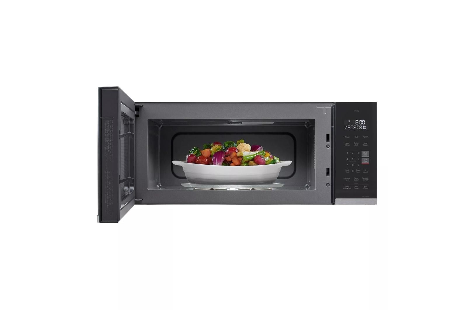 Lg MVEF1323F 1.3 Cu. Ft. Smart Low Profile Over-The-Range Microwave Oven