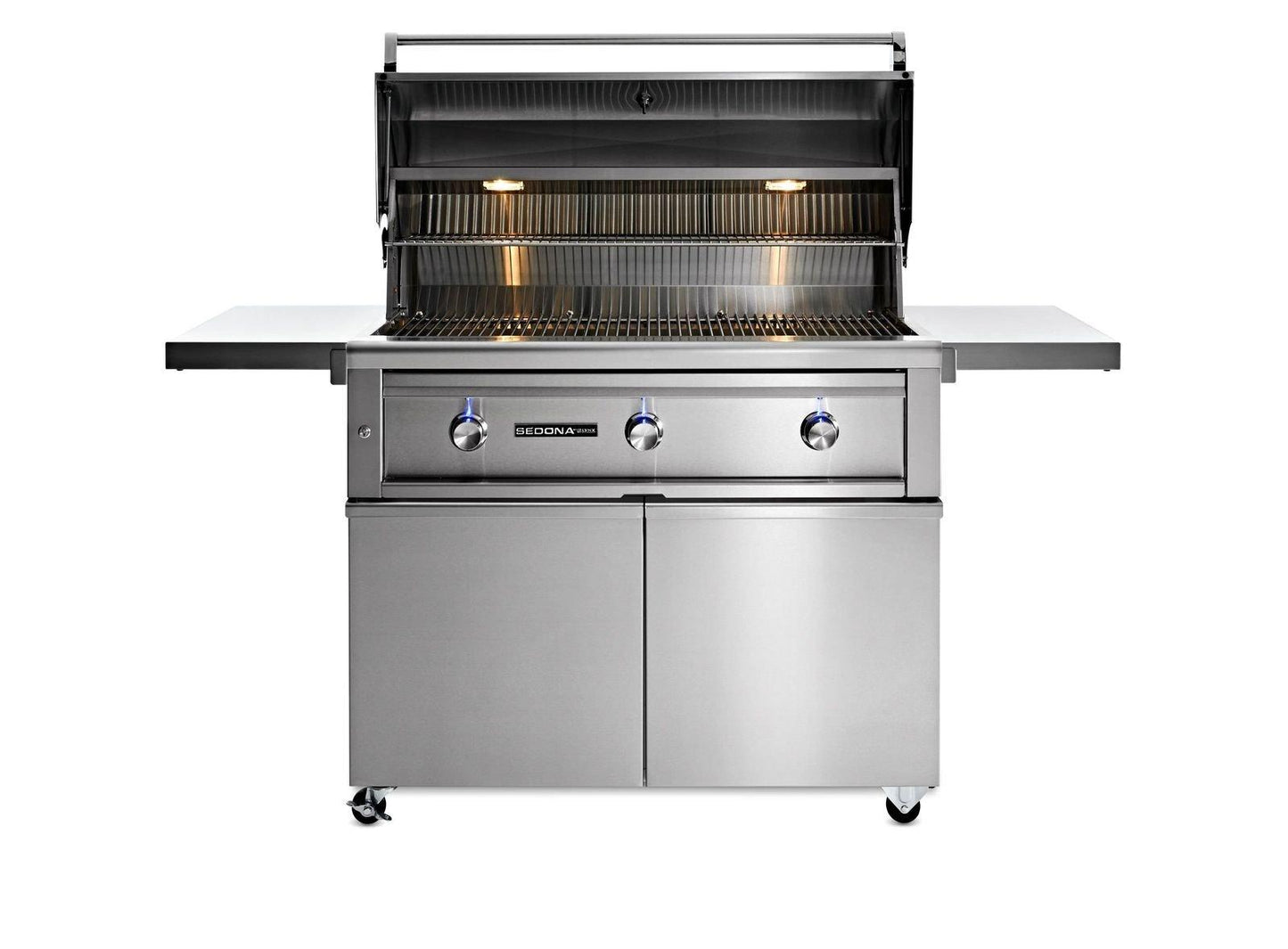 Lynx L701PSFLP 42" Sedona Freestanding Grill And Cart With 1 Prosear Infrared Burner And 2 Stainless Steel Burners (L701Psf)