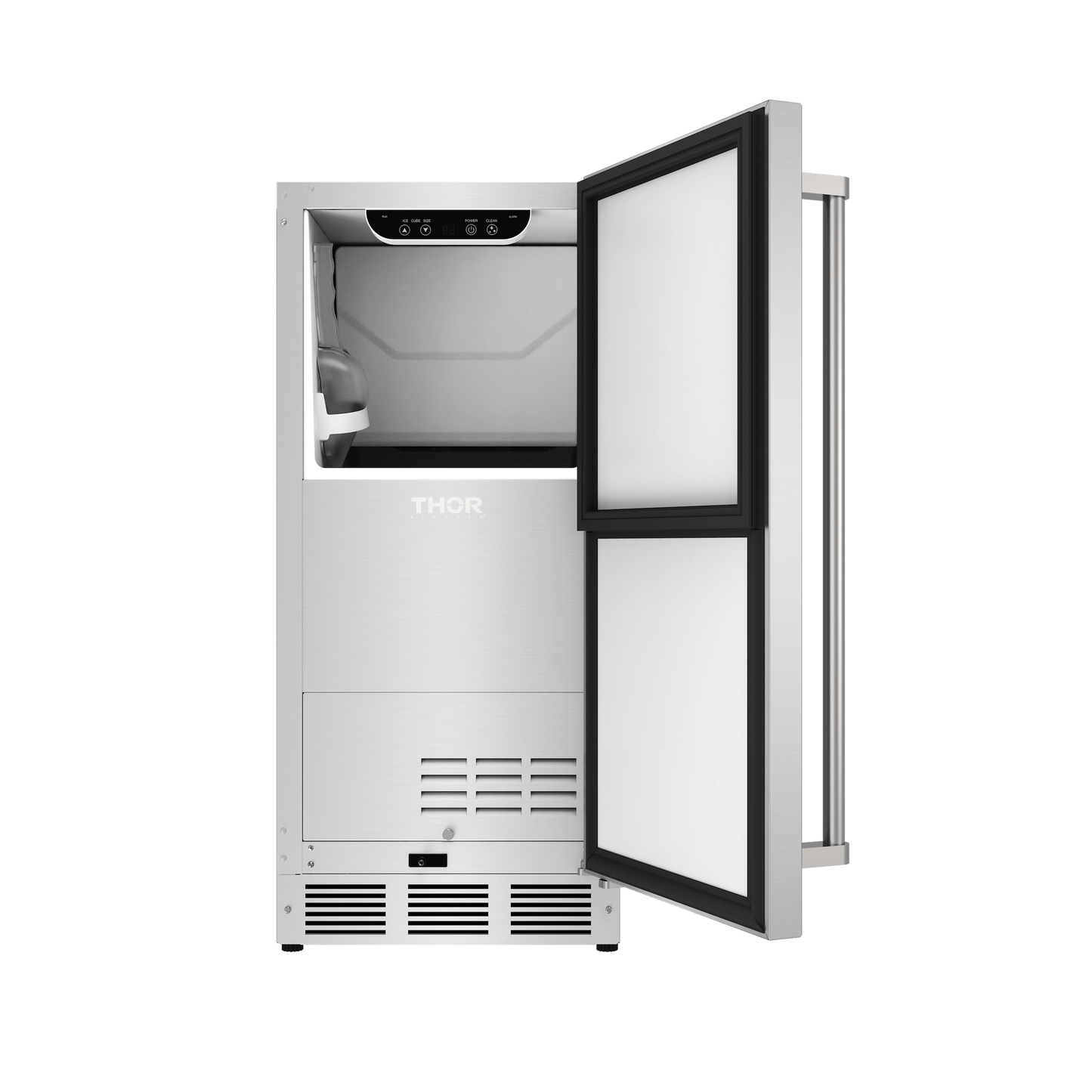 Thor Kitchen TIM1511 15 Inch Freestanding/Built-In Gourmet Ice Maker With Water Filter And Reversible Door