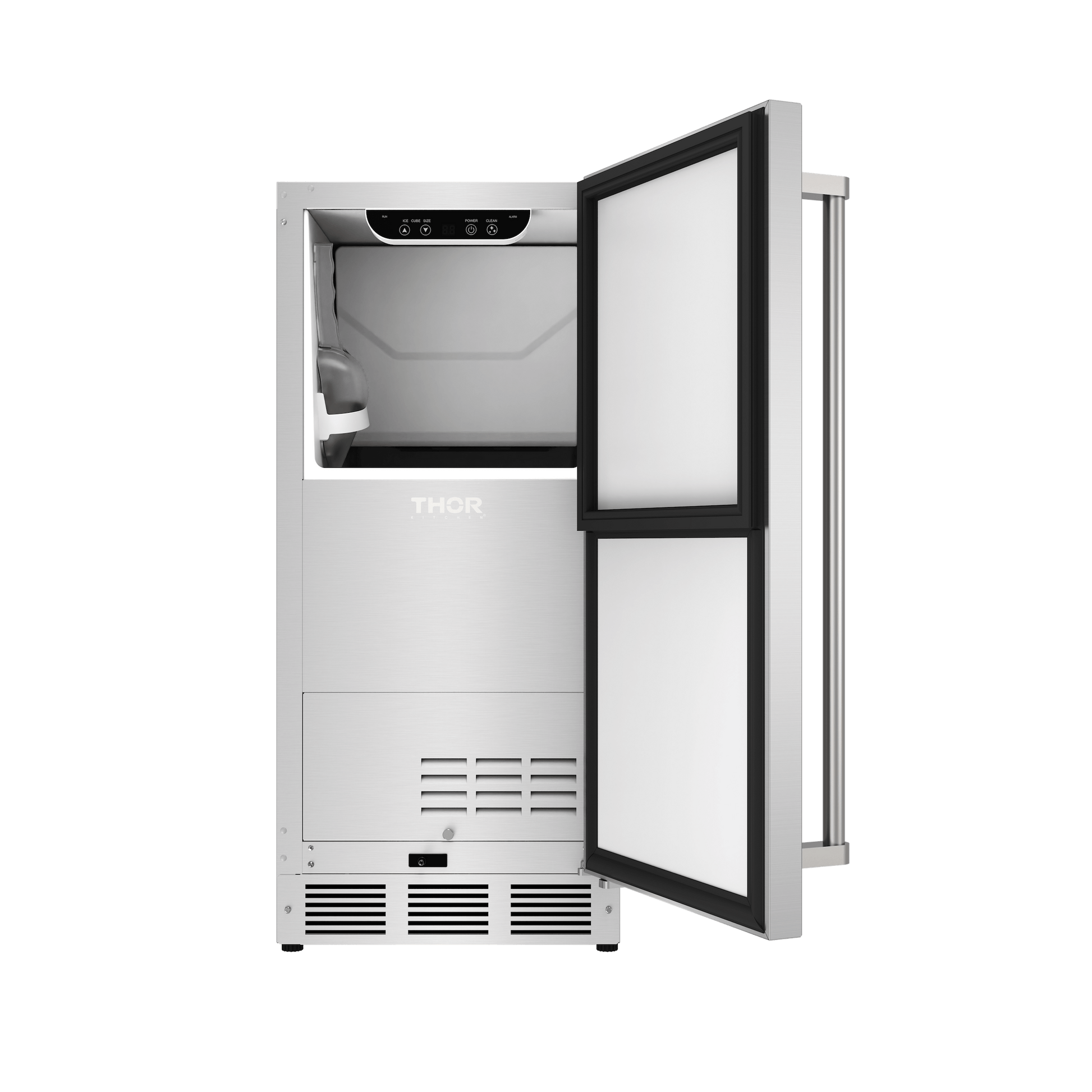 Thor Kitchen TIM1511 15 Inch Freestanding/Built-In Gourmet Ice Maker With Water Filter And Reversible Door