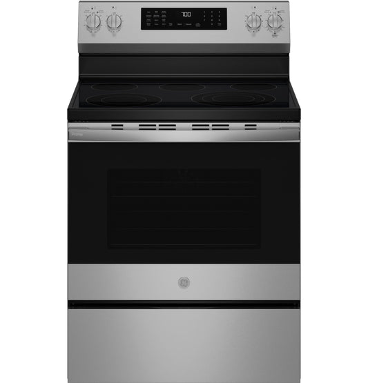 Ge Appliances PRF700AYFS Ge Profile™ Energy Star® 30" Smart Free-Standing Electric Convection Range With No Preheat Air Fry And Easywash™ Oven Tray