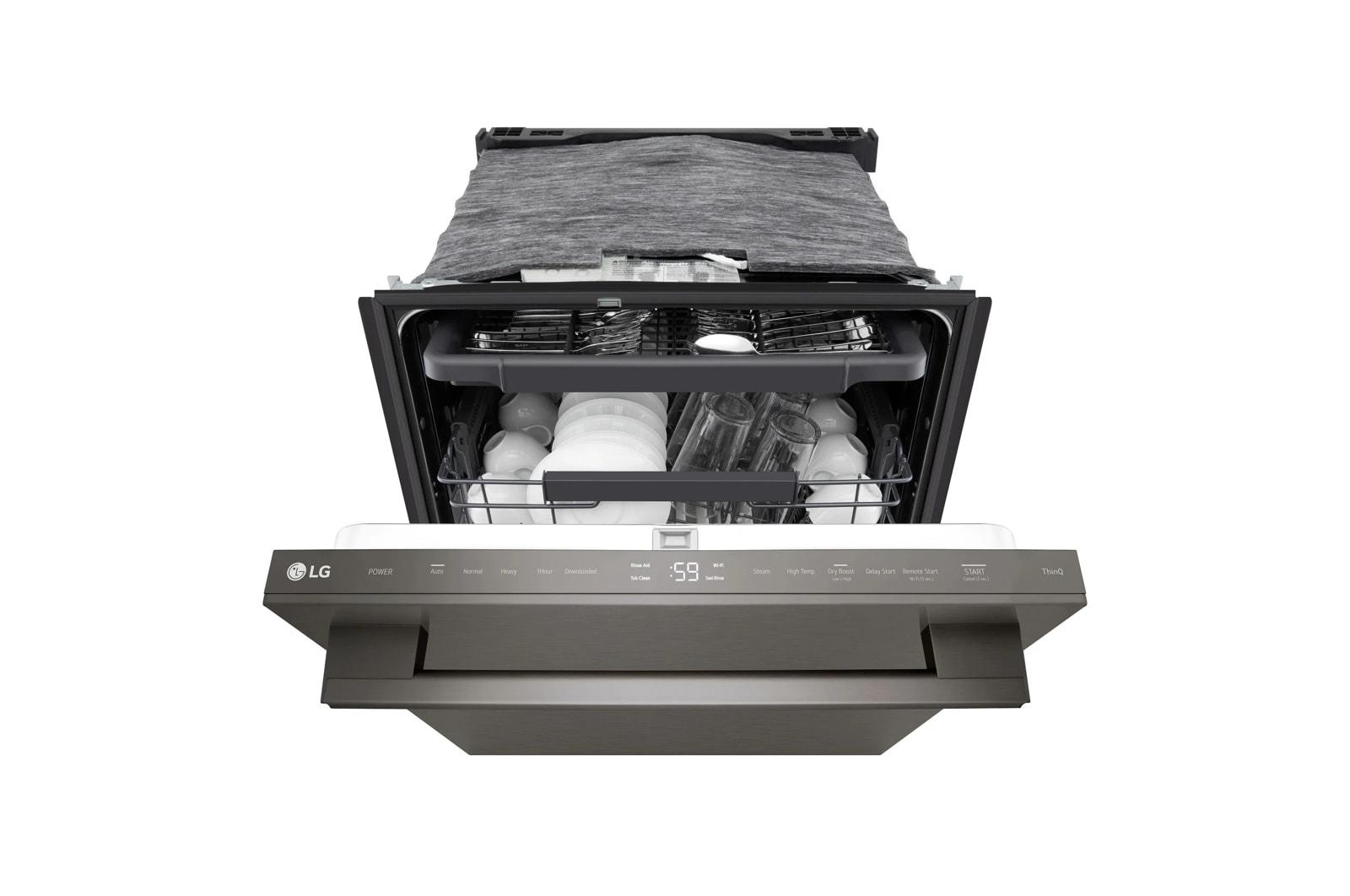 Lg LDNTM545D Smart Flushfit™ Top Control Dishwasher With 1-Hour Wash & Dry, Quadwash® Pro, And Dynamic Heat Dry™ W/Autovent Dry™