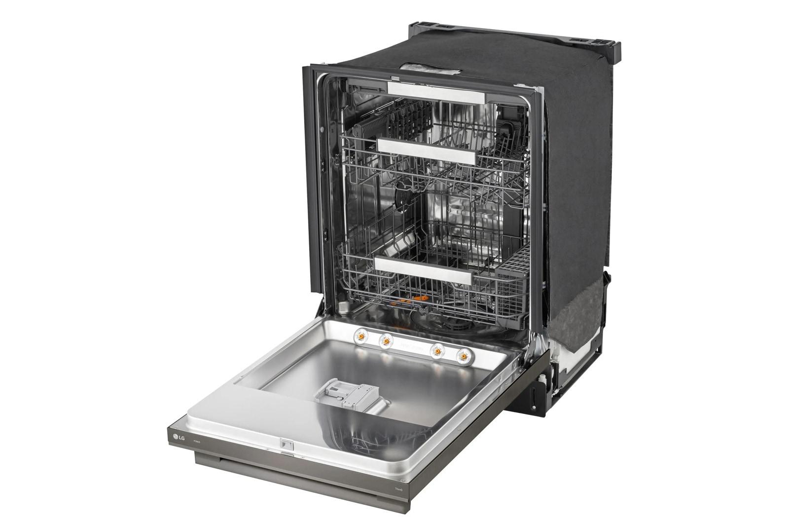 Lg LDNTH753D Smart Flushfit™ Top Control Dishwasher With 1-Hour Wash & Dry, Quadwash® Pro, Truesteam® And Dynamic Heat Dry™ W/Autovent Dry™