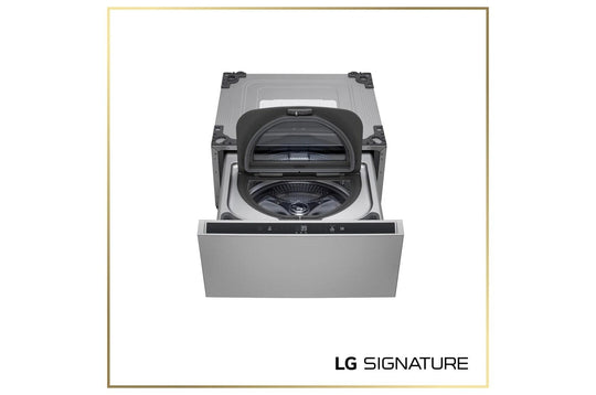 Lg WD405CP Lg Signature 1.0 Cu. Ft. 29 Inch Sidekick™ Pedestal Washer, Lg Twinwash™ Compatible