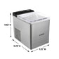 Avanti AVIM333SIS Avanti Speedy Ice Countertop Bullet Ice Maker - Stainless Steel / 5.82 Cu. Ft.