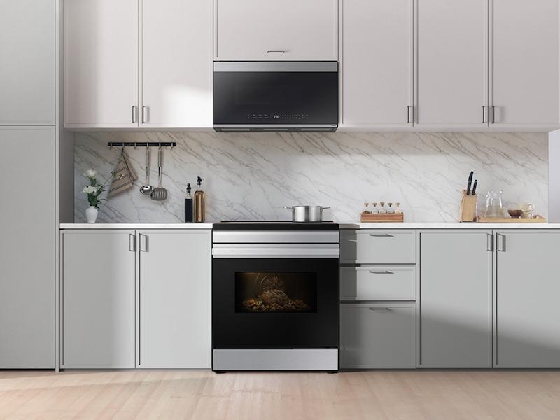 Samsung NSI6DG9300SR Bespoke 6.3 Cu. Ft. Smart Slide-In Induction Range With Anti-Scratch Glass Cooktop & Air Fry In Stainless Steel