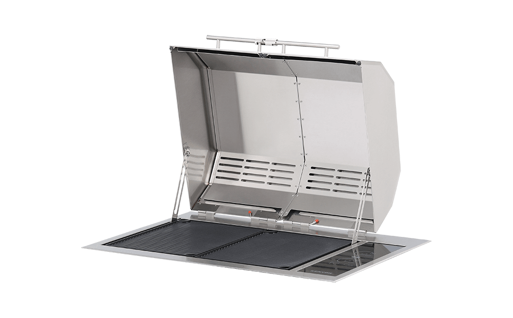 Kenyon B70460WHNH Texan Electric Grill Touch Control With Split Lid