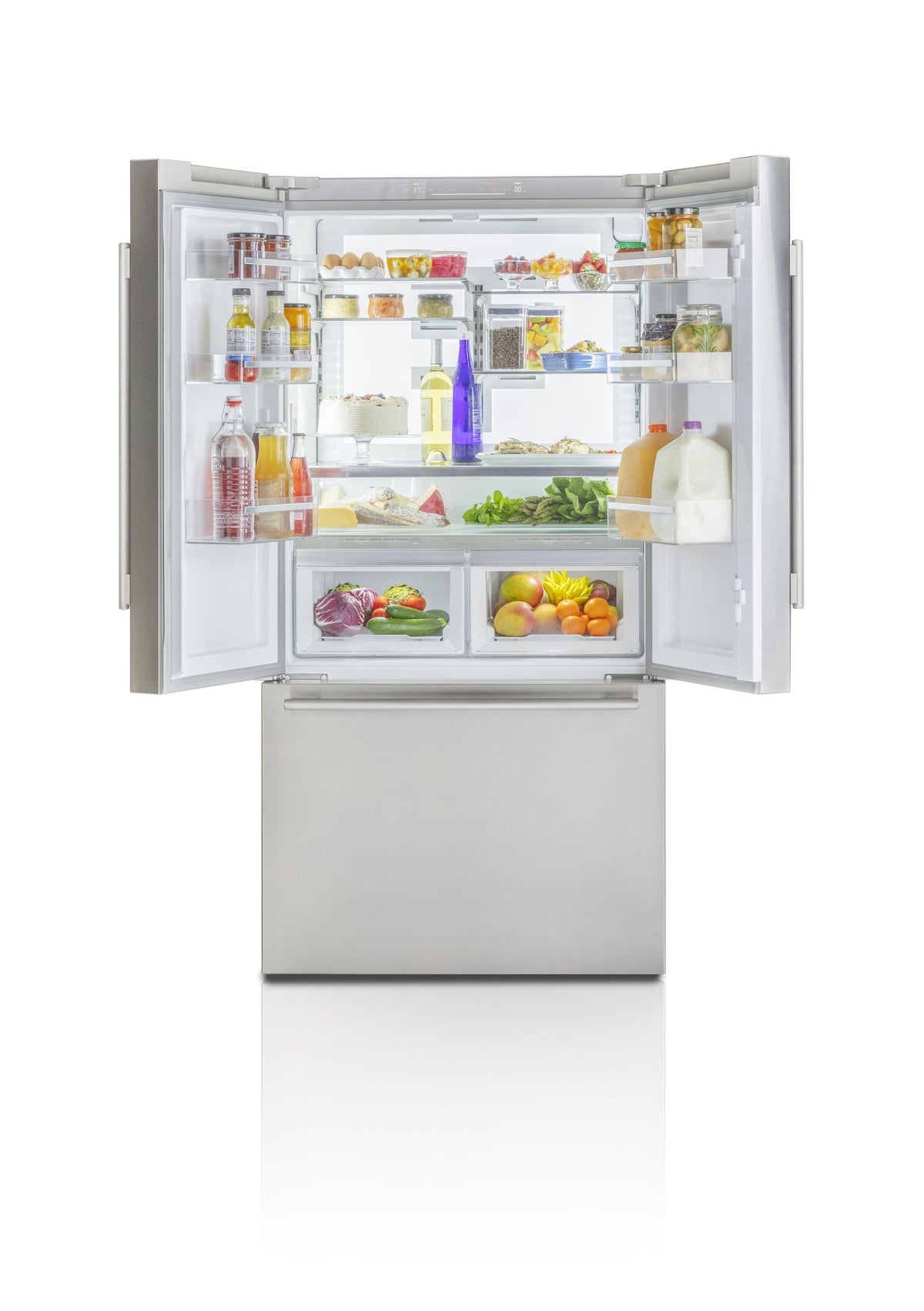 Thermador T36FT814NS Freedom®, French Door Bottom Freezer, Multi Door, 36'' Masterpiece®, Stainless Steel