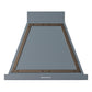 Ilve UANB30BGB Ilve Uanb30Bgb Nostalgie Ii Noblesse 30 Inch Range Hood With 600 Cfm (Blue Grey, Burnished)