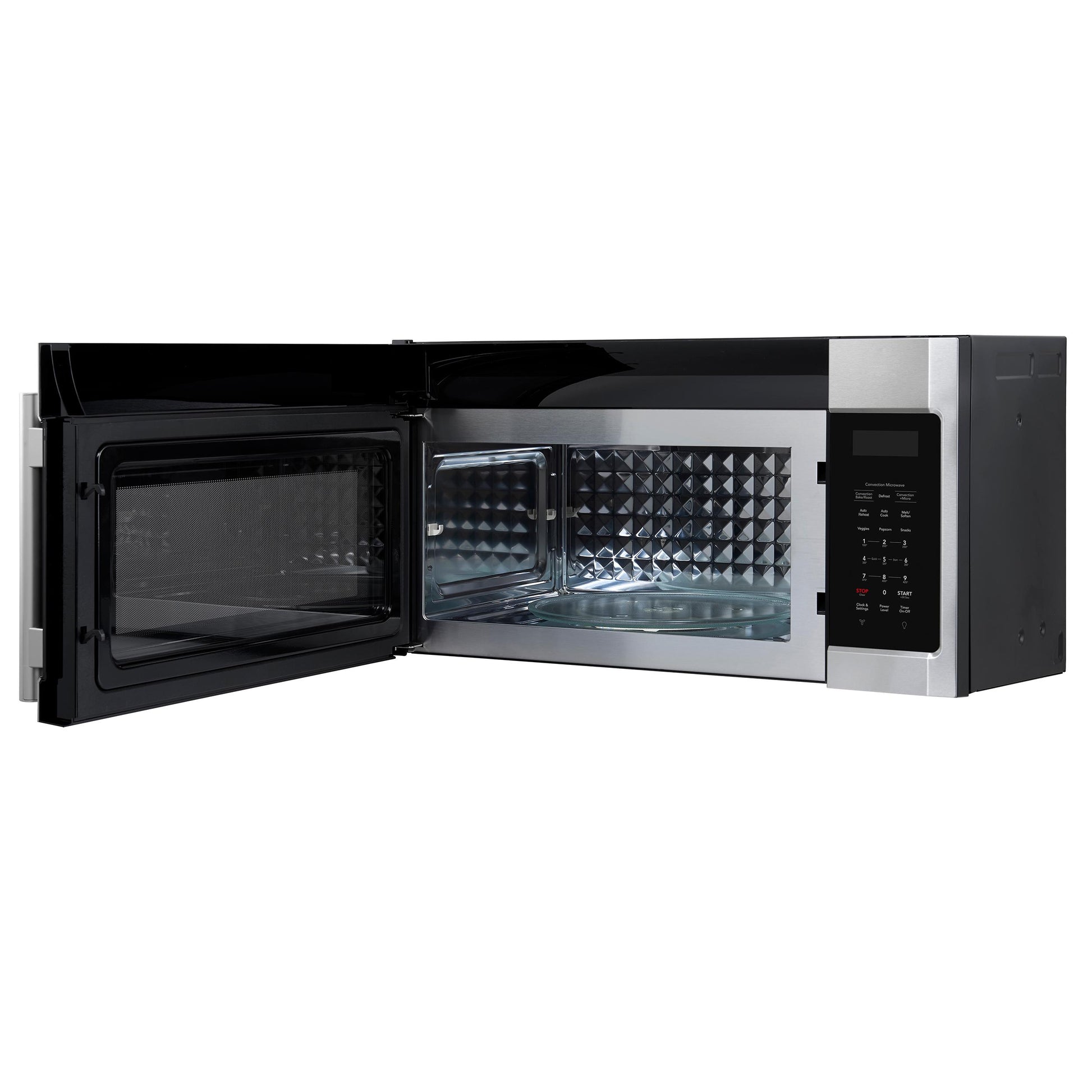 Forno FOTR303830 Forno Fornace 30-Inch Over The Range Convection Microwave, Stainless Steel - 1.5 Cu.Ft, 300 Cfm Vent, Touch Control, Led Light