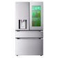 Lg LF29S9775S 29 Cu. Ft. Standard-Depth Max™ 4-Door French Door Refrigerator With Mirror Instaview® Mycolor™ And Mini Craft Ice™