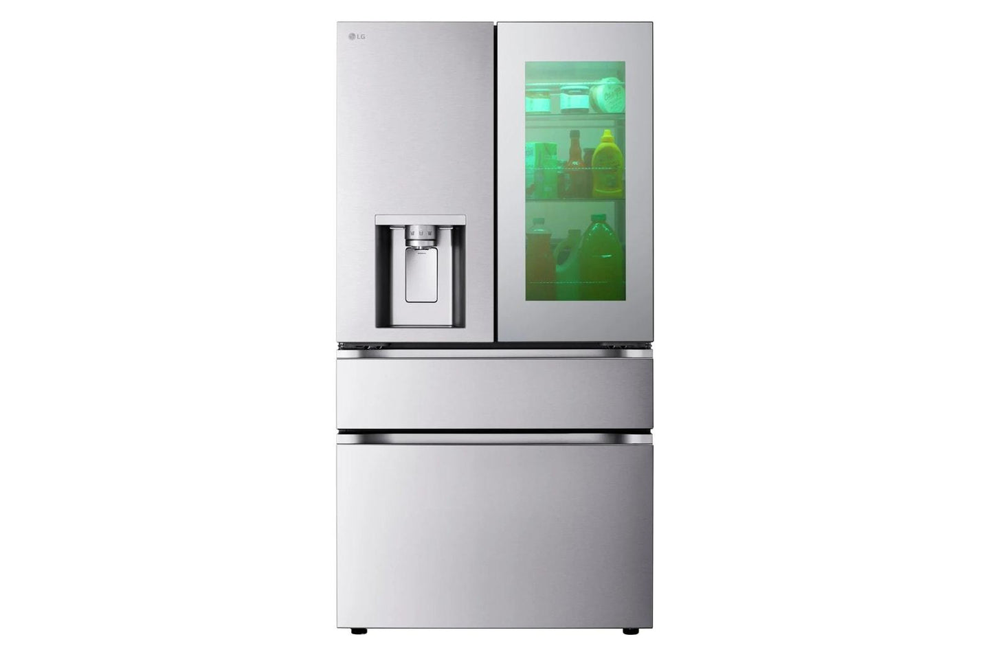 Lg LF29S9775S 29 Cu. Ft. Standard-Depth Max&#8482; 4-Door French Door Refrigerator With Mirror Instaview® Mycolor&#8482; And Mini Craft Ice&#8482;