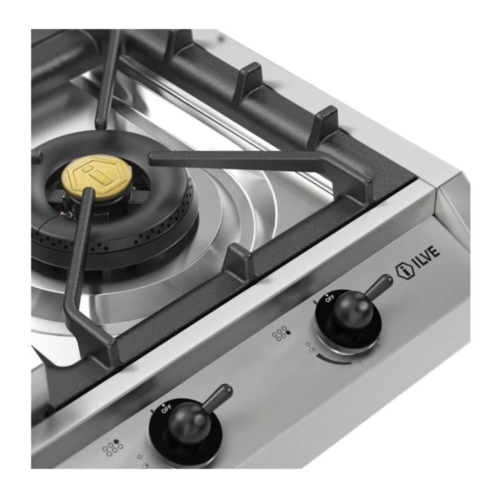 Ilve UHCP965FNSSB Ilve Uhcp965Fnssb Nostalgie Ii 36 Inch Gas Cooktop With Griddle, In Stainless Steel (Natural Gas, Burnished)