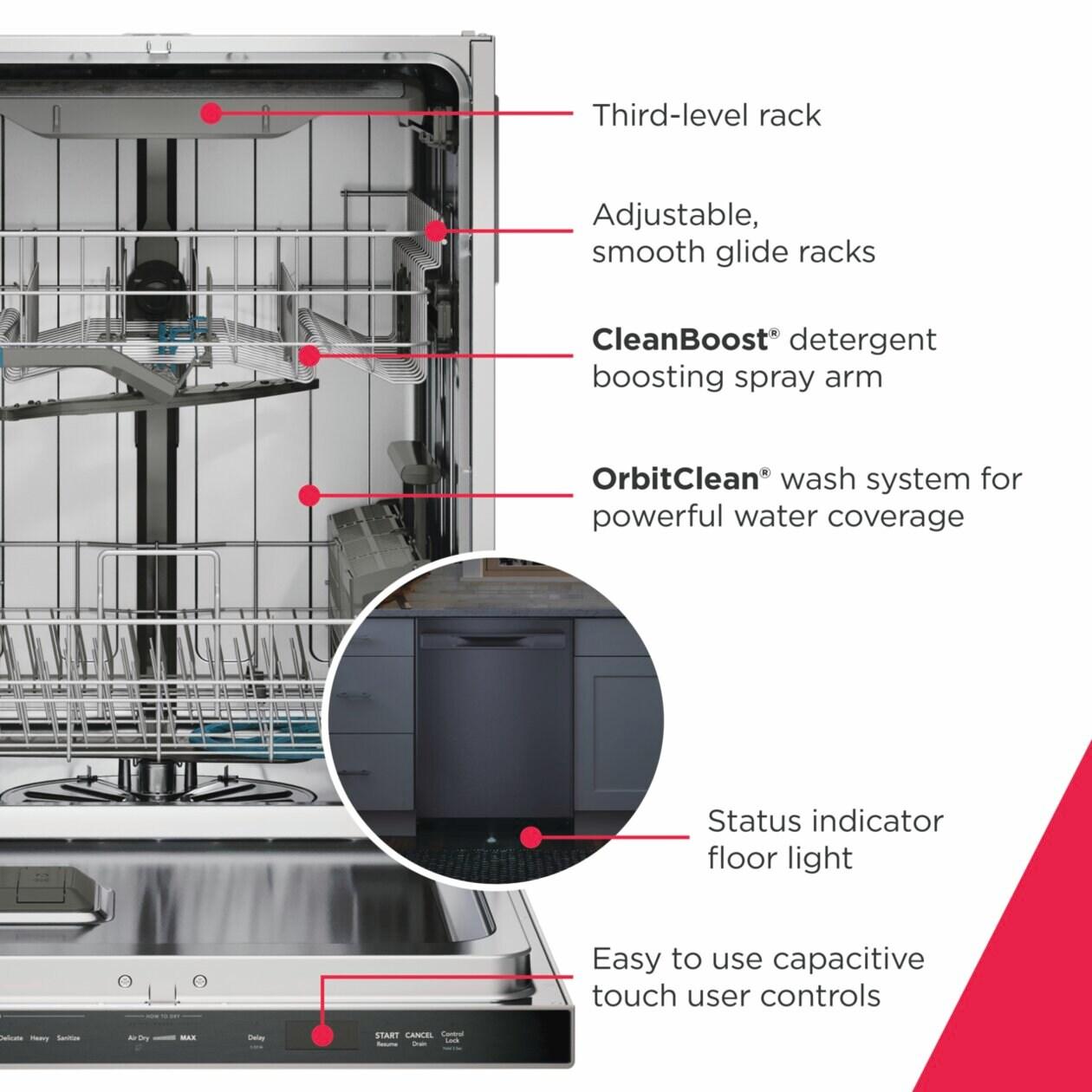 Frigidaire GDSP4735AF 24" Dishwasher