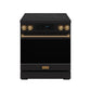 Thor Kitchen RSI30BBRZ 30 Inch Professional Induction Range With Tilt Panel Touch Control In Black And Bronze Gordon Ramsay Series