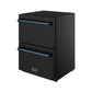 Thor Kitchen RF24UBBLU 24 Inch Undercounter Built-In Or Freestanding Drawer Refrigerator - Black/Blue Gordon Ramsay Series