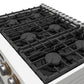 Thor Kitchen ARG36WBRZ 36 Inch Gas Range In White And Bronze- Contemporary Professional