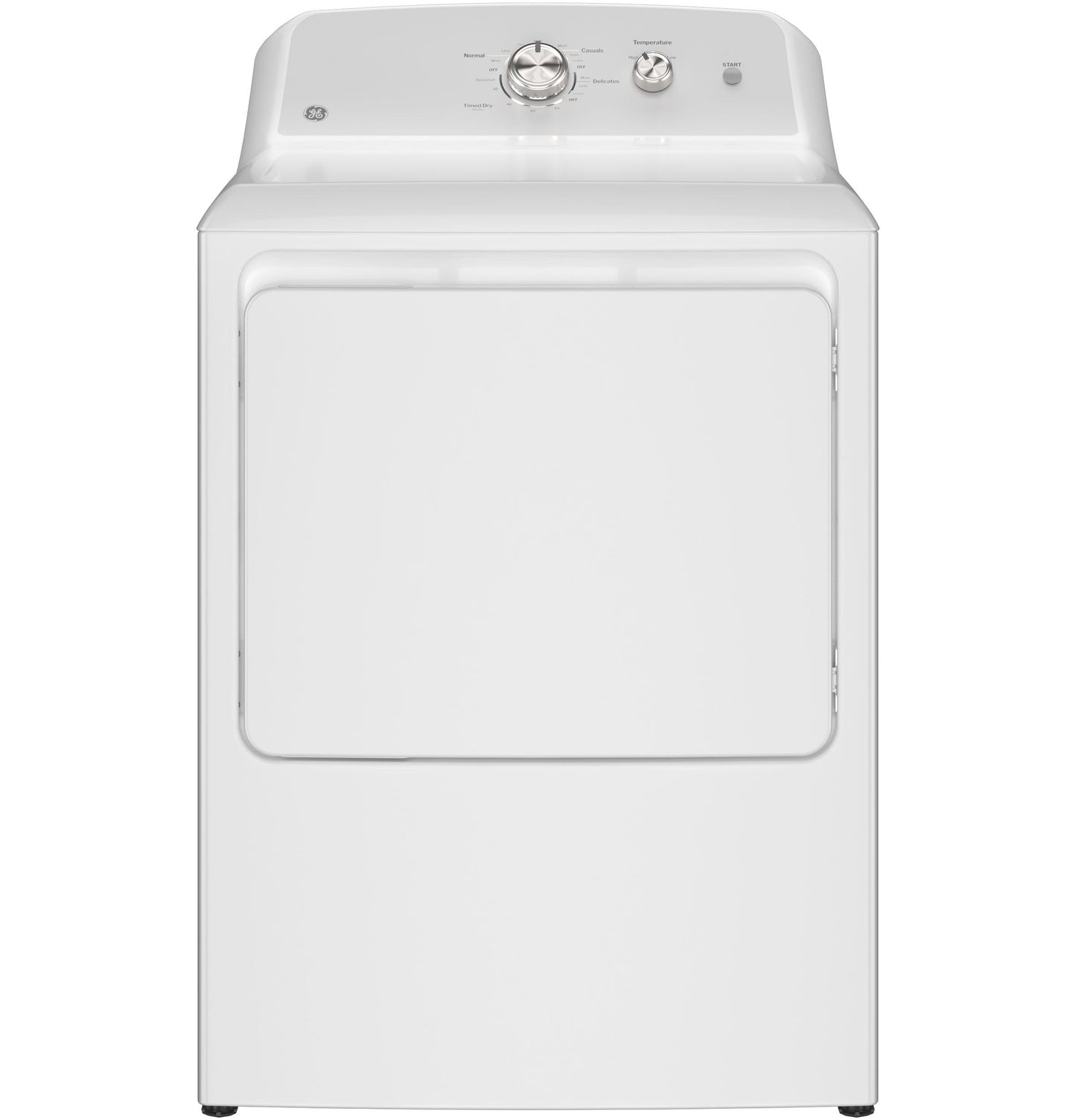 Ge Appliances GTD38EASWWS Ge® 7.2 Cu. Ft. Capacity Electric Dryer With Up To 120 Ft. Venting&#X200B; And Reversible Door&#X200B;