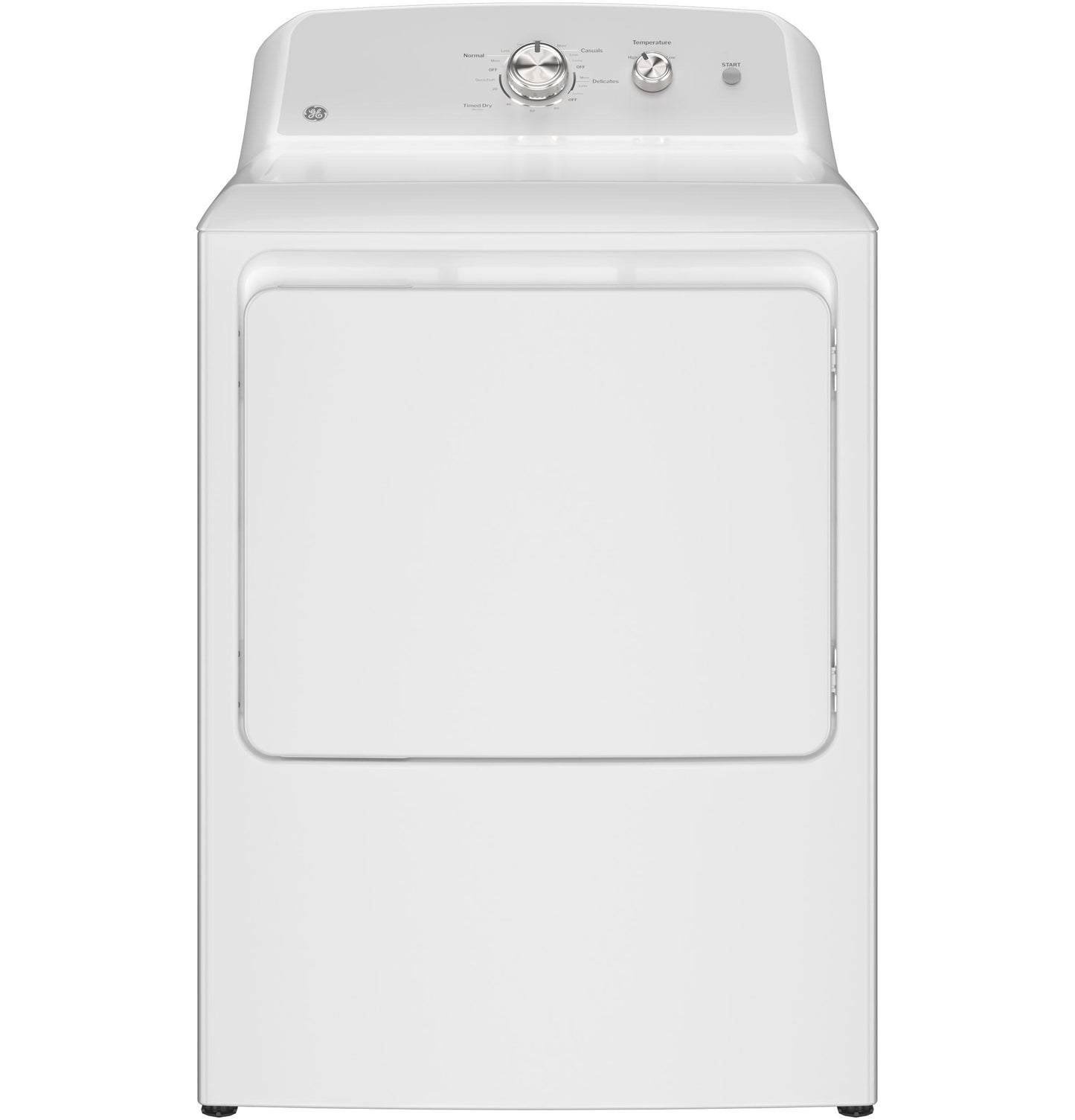 Ge Appliances GTD38EASWWS Ge® 7.2 Cu. Ft. Capacity Electric Dryer With Up To 120 Ft. Venting​ And Reversible Door​