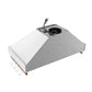 Forno FRHWM550336WHT Forno Venezia 36 Inch Wall-Mounted Range Hood In White With Touch Controls And Baffle Filters