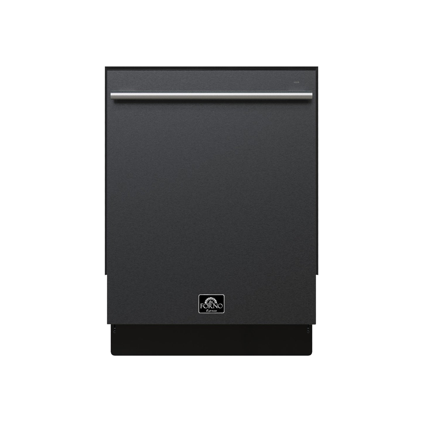 Forno FDWBI803524BLK Forno Romano Espresso 24-Inch Built-In Dishwasher, Black Finish, Stainless Steel Tub, 49 Dba, Energy Star Certified