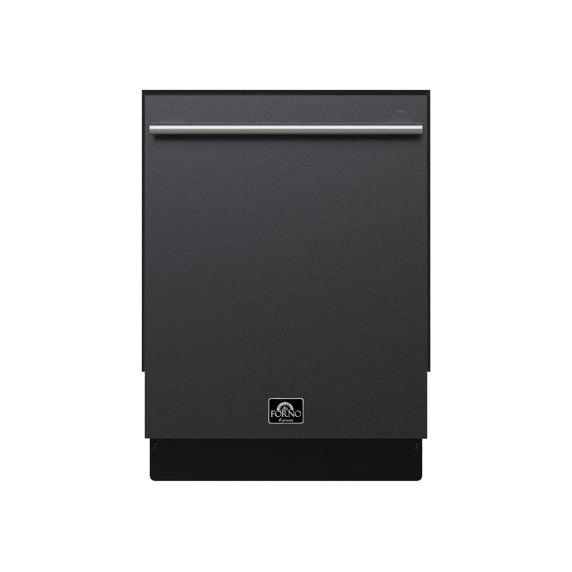 Forno FDWBI803524BLK Forno Romano Espresso 24-Inch Built-In Dishwasher, Black Finish, Stainless Steel Tub, 49 Dba, Energy Star Certified