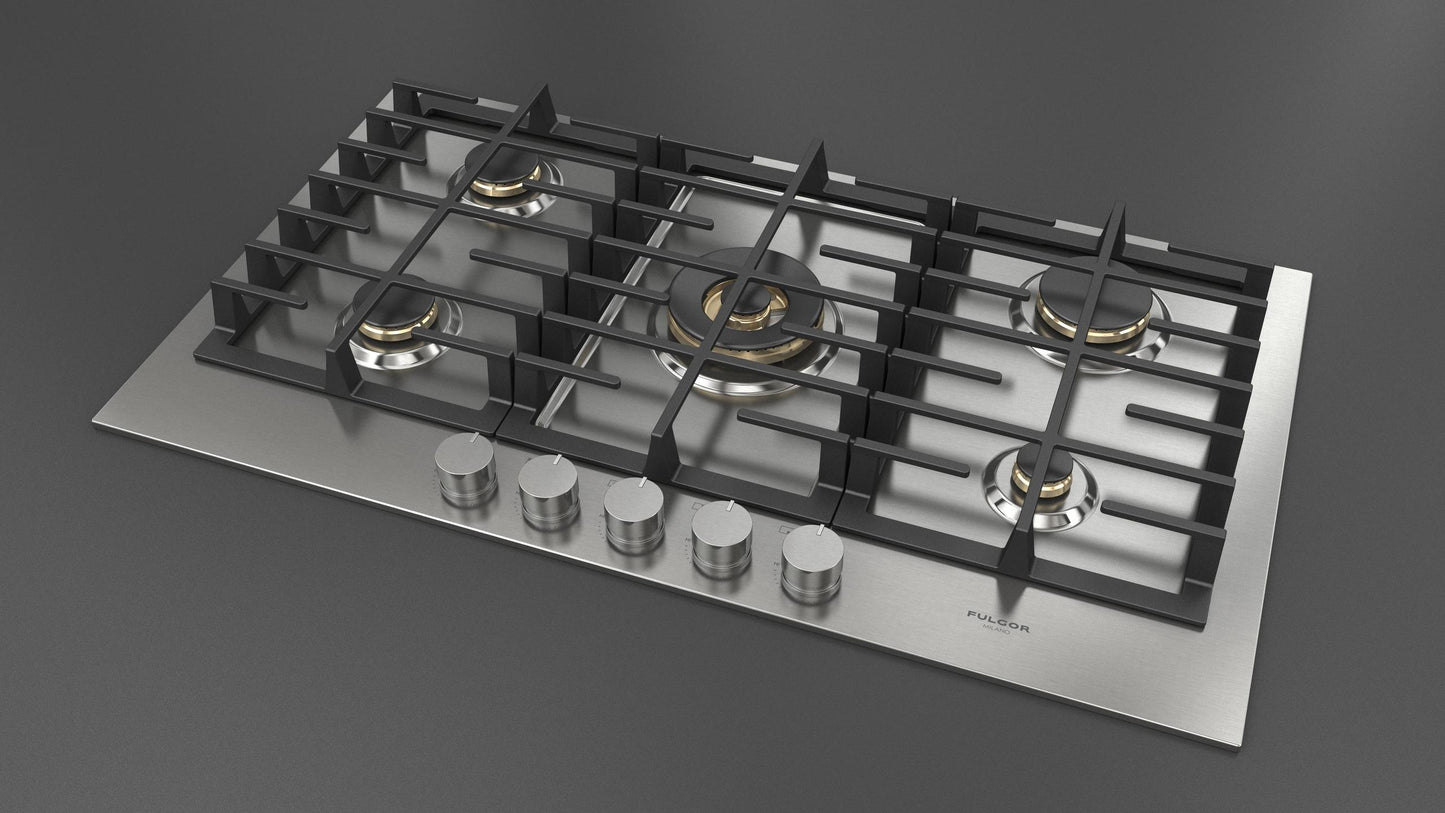 Fulgor Milano F4MTGK36S1 36" Gas Cooktop