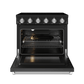 Thor Kitchen RSE36PBSS 36 Inch Professional Electric Range In Black/Stainless Steel Gordon Ramsay Series