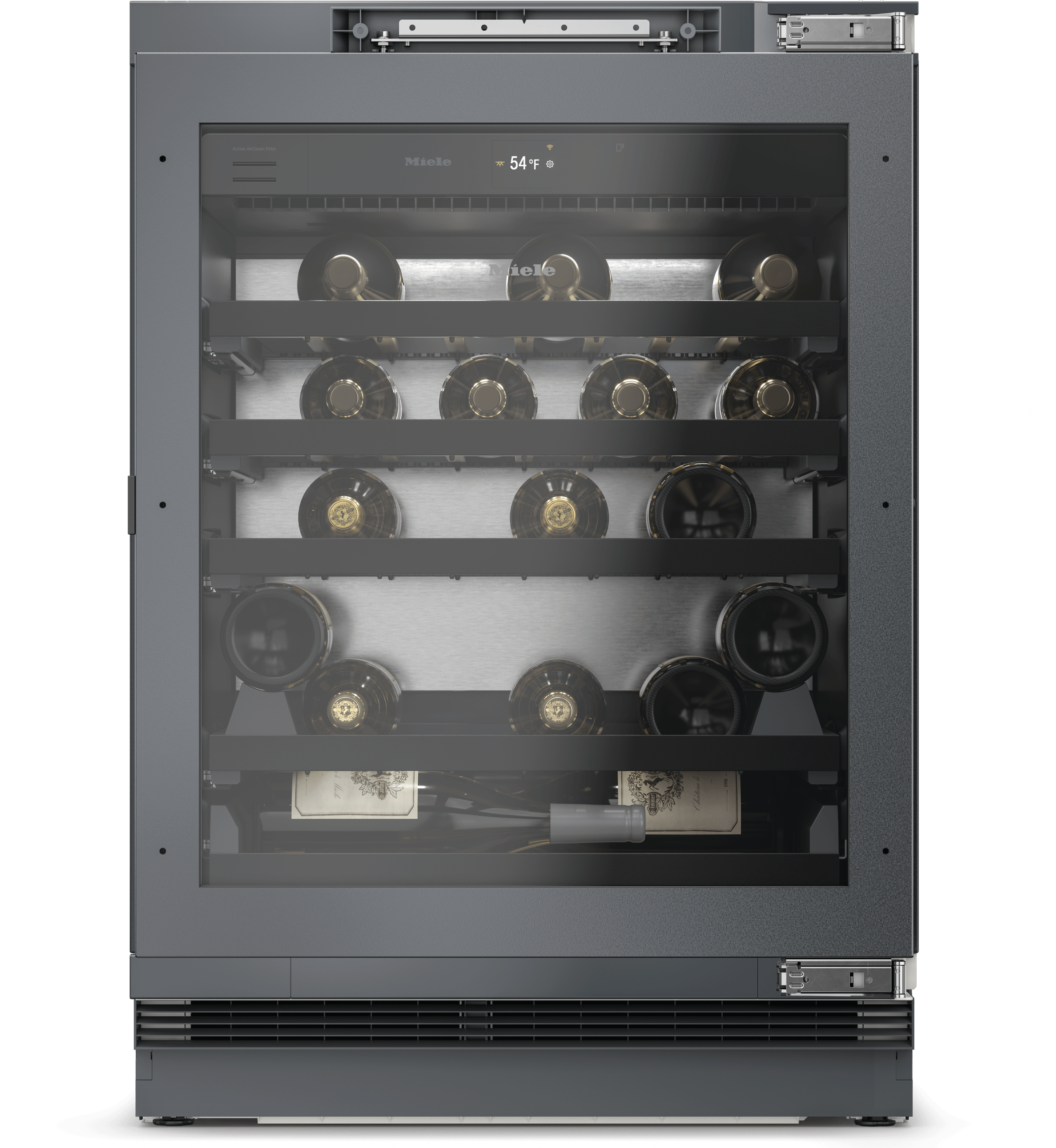 Miele KWTUS7172F Kwtus 7172 F - Built-Under Wine Refrigerator, 33 7/8-36 1/4 In (86-92 Cm) Niche Height With Flexiframe, Activehumidity, And Noteboard In A Compact Design.